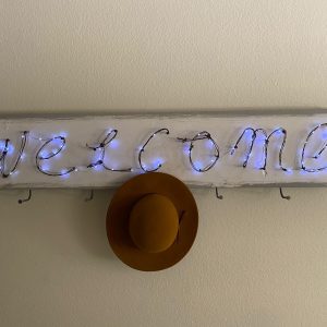 Repurposed Welcome Sign